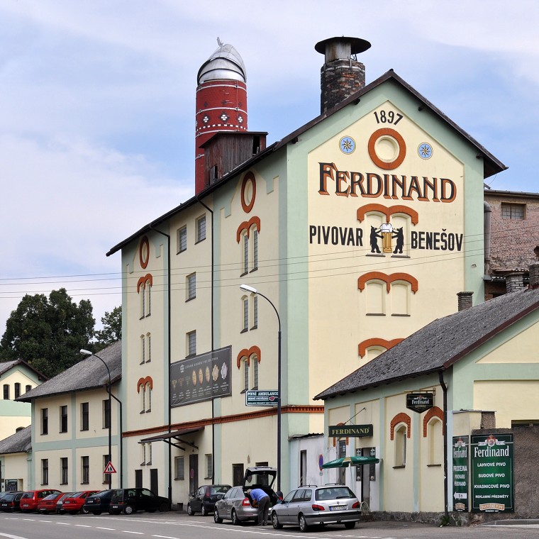 pivovar Ferdinand - Benešov (komín)